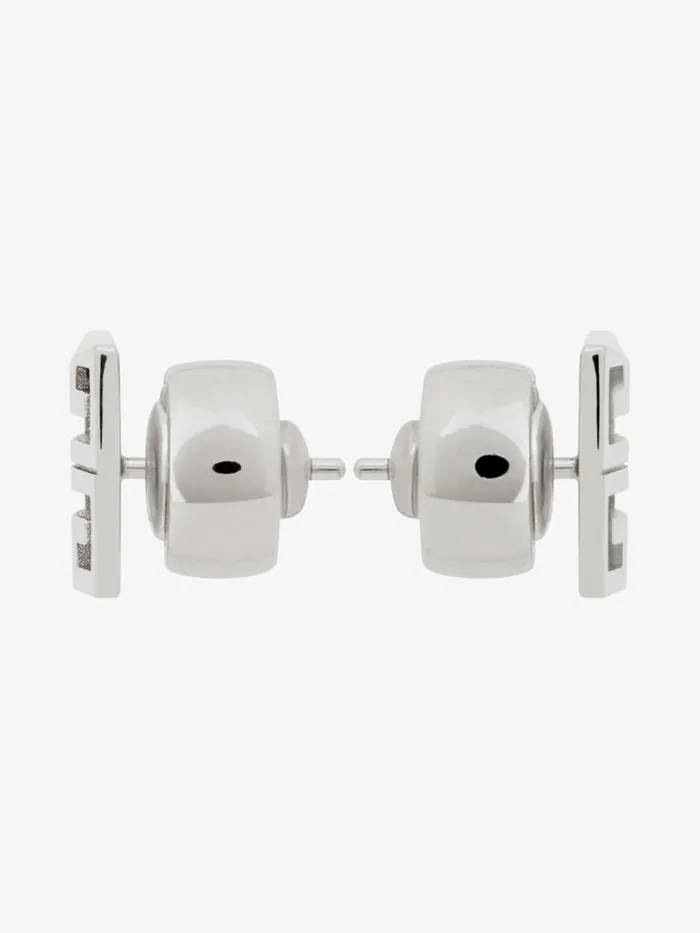 4g Earrings In Metal Silvery Men Givenchy Jewelry