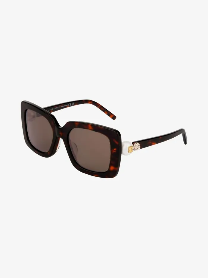 4g Pearl Sunglasses In Acetate With Crystals Dark Havanna Women Givenchy Sunglasses
