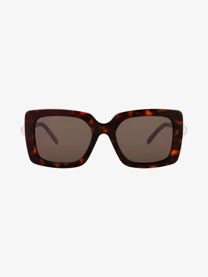 4g Pearl Sunglasses In Acetate With Crystals Dark Havanna Women Givenchy Sunglasses