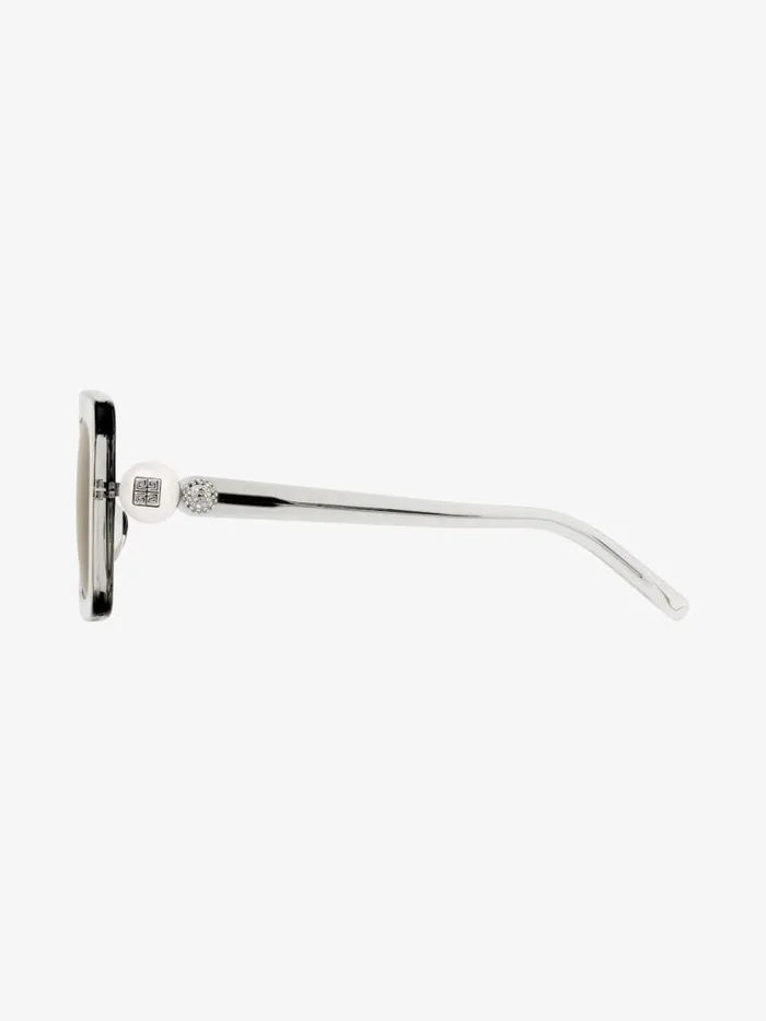 4g Pearl Sunglasses In Acetate With Crystals Light Grey Women Givenchy Sunglasses