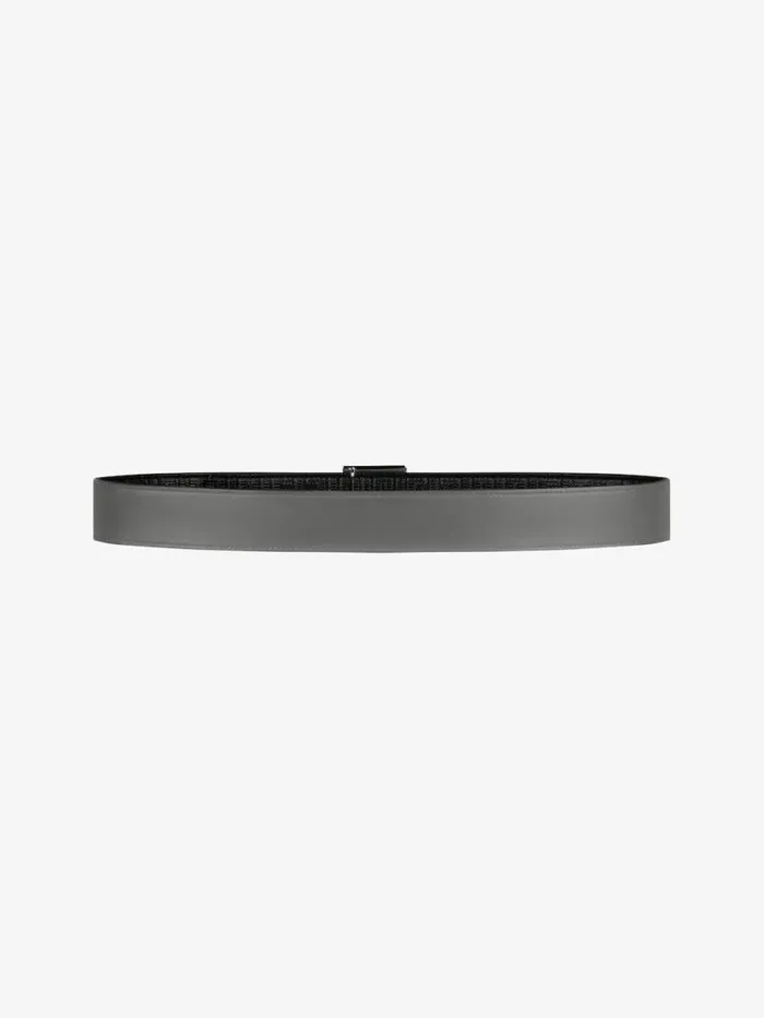 4g Reversible Belt In Leather And 4g Coated Canvas Quartz Grey Men Givenchy Belts