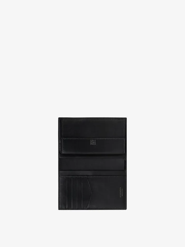 4g Wallet In Crocodile Effect Leather Black Women Givenchy Wallets and Card Holders