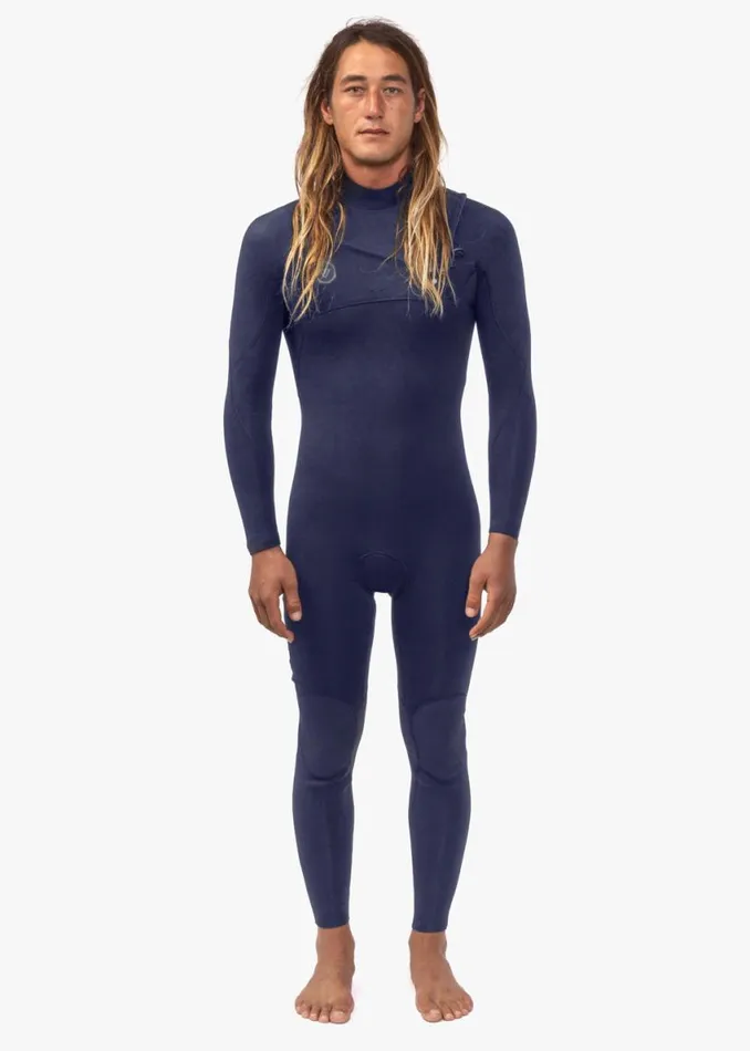 7 Seas 32 Full Chest Zip Wetsuit Dark Slate Men Vissla Wetsuits
