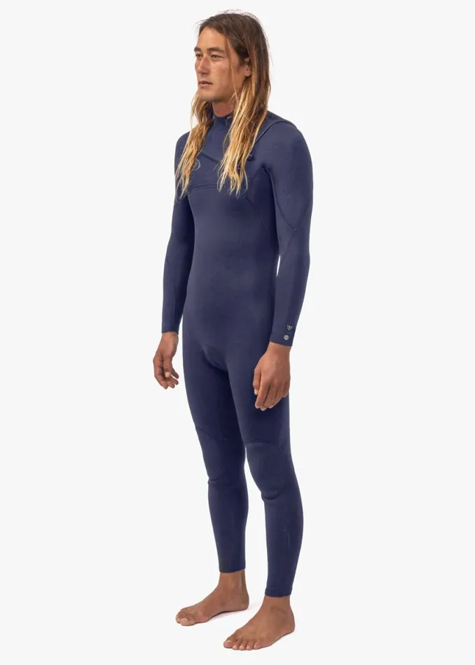 7 Seas 32 Full Chest Zip Wetsuit Dark Slate Men Vissla Wetsuits