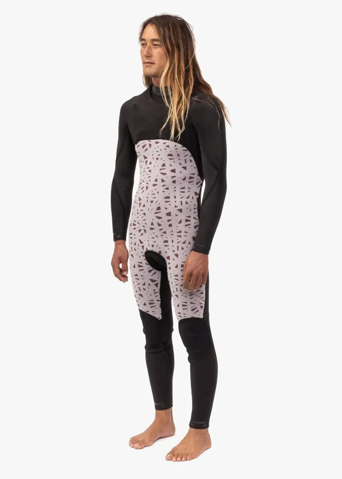 7 Seas 32 Full Chest Zip Wetsuit Dark Slate Men Vissla Wetsuits