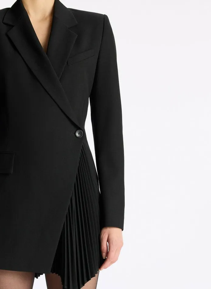 Accessories Women ALC Juliet Pleated Blazer Dress Black Accessories Women ALC Juliet Pleated Blazer Dress Black