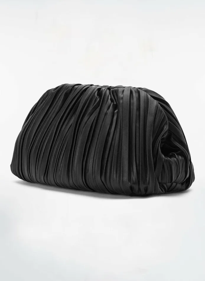 Accessories Women ALC Romeo Pleated Vegan Leather Bag Black