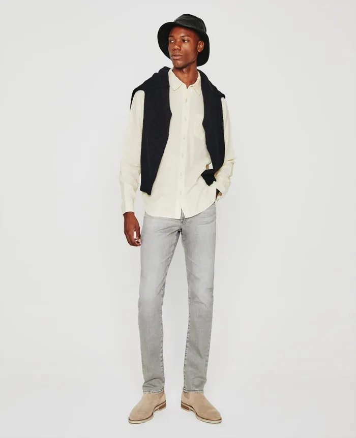 AG Jeans Aiden Shirt Ivory Dust Men Shirts AG Jeans Aiden Shirt Ivory Dust Men Shirts