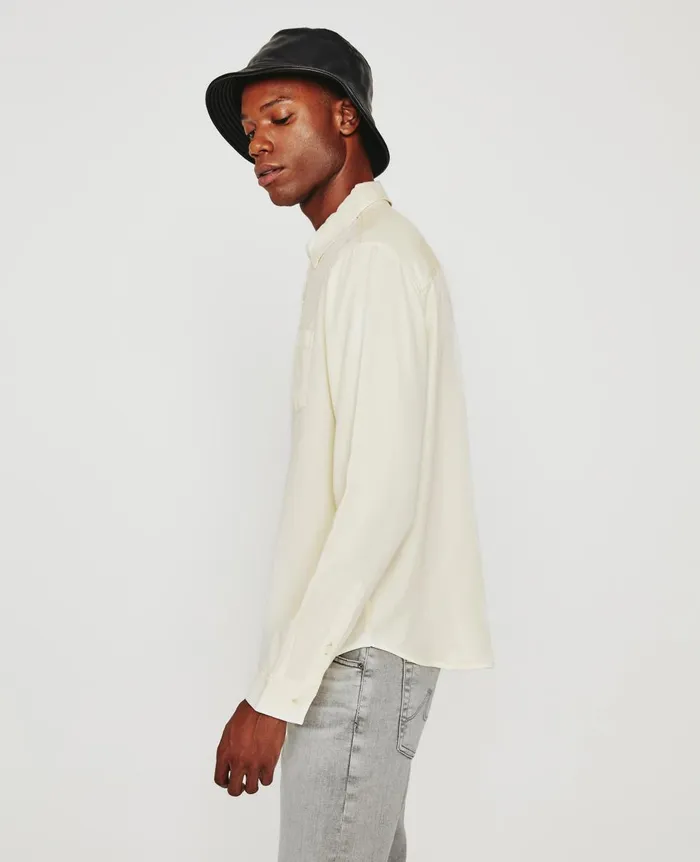 AG Jeans Aiden Shirt Ivory Dust Men Shirts AG Jeans Aiden Shirt Ivory Dust Men Shirts