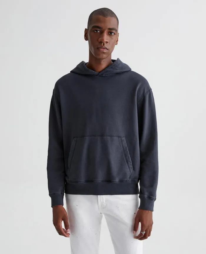 AG Jeans Arc Hoodie 5 Years True Black Men Sweatshirts