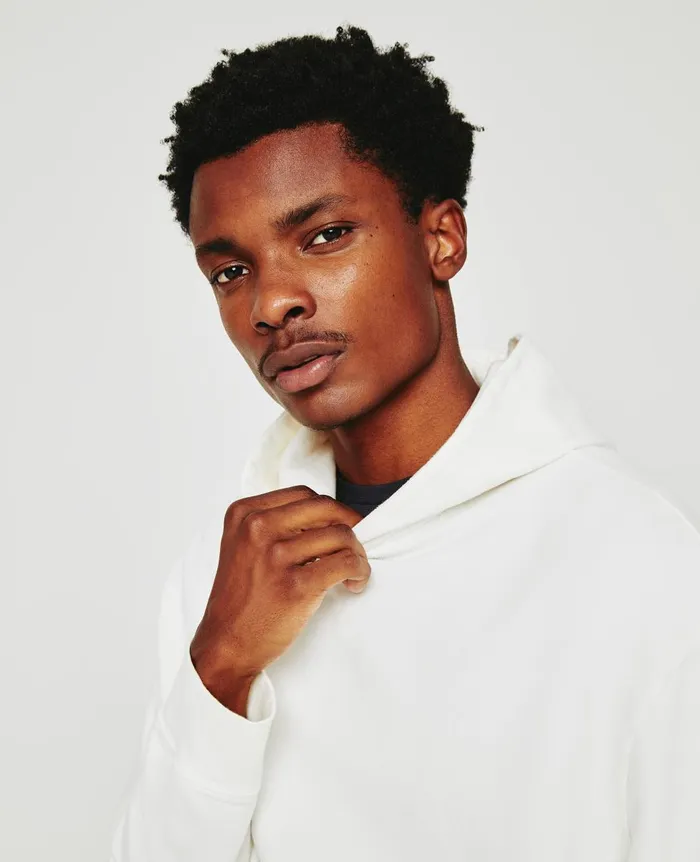 AG Jeans Arc Hoodie Ivory Dust Men Sweatshirts AG Jeans Arc Hoodie Ivory Dust Men Sweatshirts