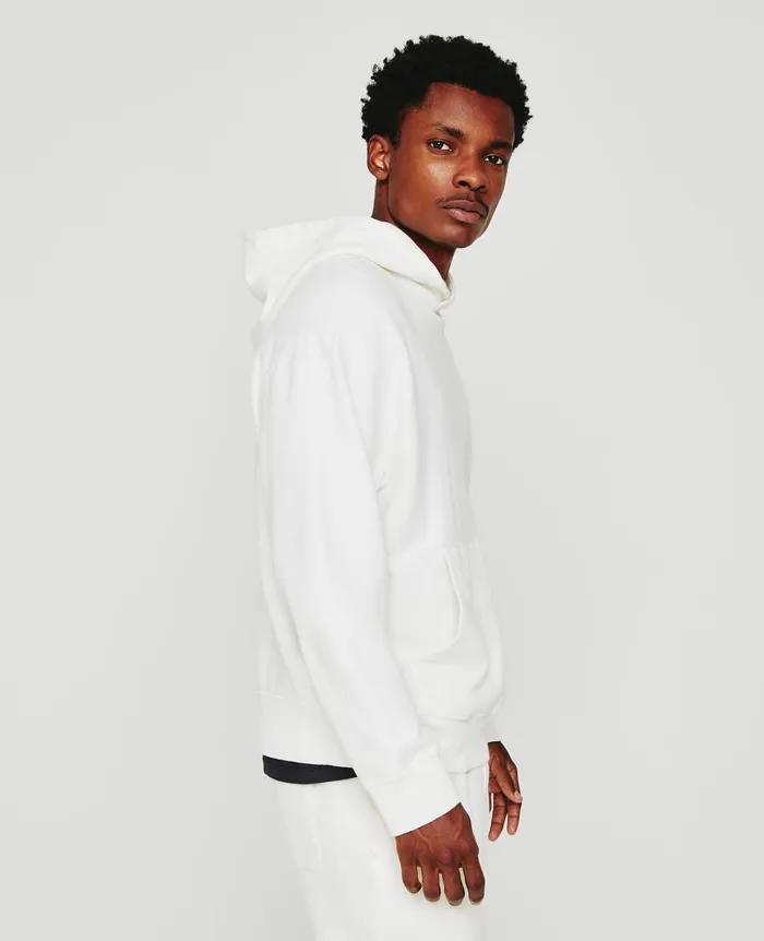 AG Jeans Arc Hoodie Ivory Dust Men Sweatshirts AG Jeans Arc Hoodie Ivory Dust Men Sweatshirts