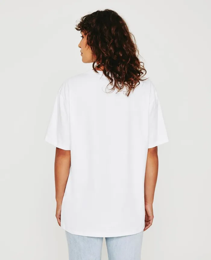 AG Jeans Bryce Crew Feel The Pride True White WomenMen Tees and Tanks AG Jeans Bryce Crew Feel The Pride True White WomenMen Tees and Tanks