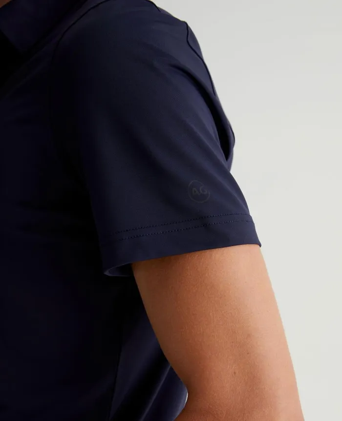 AG Jeans Bryce Polo Deep Navy Men Polos AG Jeans Bryce Polo Deep Navy Men Polos