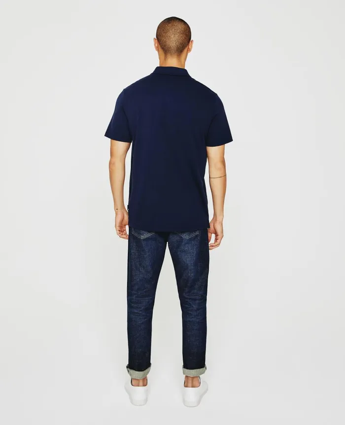 AG Jeans Bryce Polo Deep Navy Men Polos AG Jeans Bryce Polo Deep Navy Men Polos