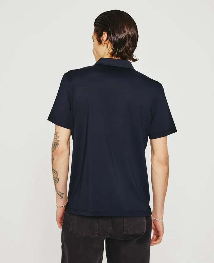 AG Jeans Bryce Polo True Black Men Polos AG Jeans Bryce Polo True Black Men Polos