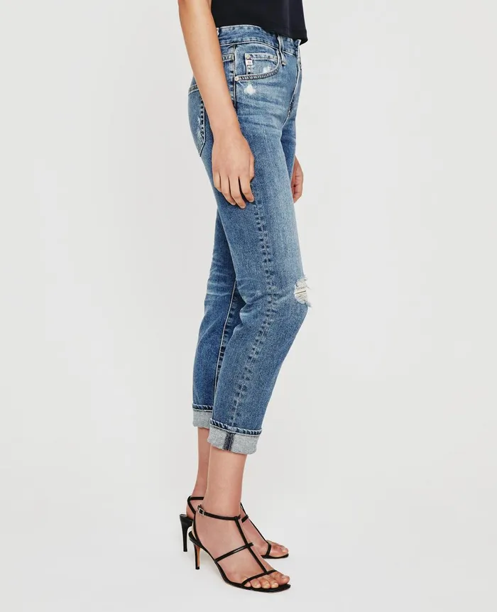 AG Jeans ExBoyfriend Slim 17 Years Waveview Destructed Women Denim AG Jeans ExBoyfriend Slim 17 Years Waveview Destructed Women Denim