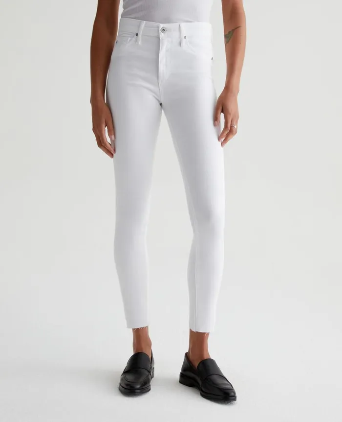 AG Jeans Farrah Skinny Ankle White Women Pants AG Jeans Farrah Skinny Ankle White Women Pants
