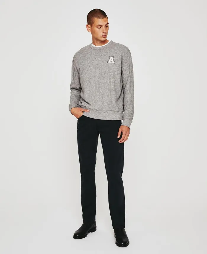 AG Jeans Graduate Charcoal Black Men Pants