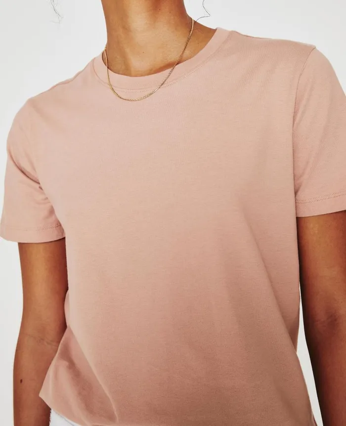 AG Jeans Jagger Crew Rose Cloud Women Tees and Tanks AG Jeans Jagger Crew Rose Cloud Women Tees and Tanks