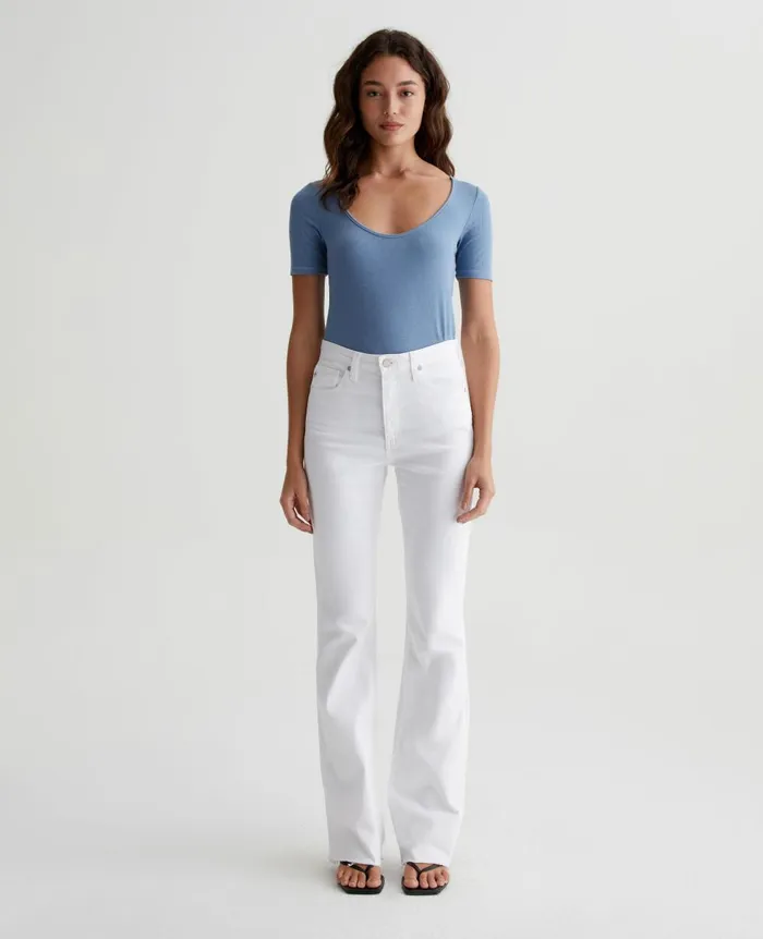 AG Jeans Jaxon Scoop Clear Skies Women Tops and Shirts AG Jeans Jaxon Scoop Clear Skies Women Tops and Shirts