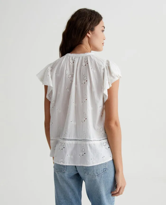 AG Jeans Khari Top True White Women Tops and Shirts AG Jeans Khari Top True White Women Tops and Shirts
