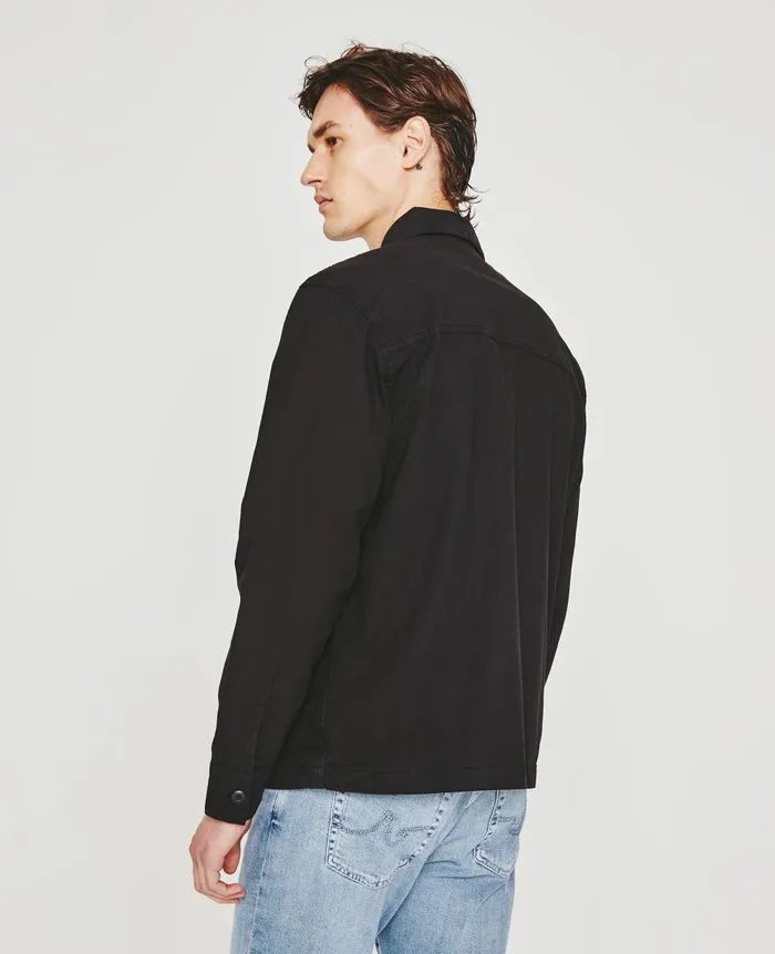 AG Jeans Lance Fatigue Pure Black Men Jackets AG Jeans Lance Fatigue Pure Black Men Jackets