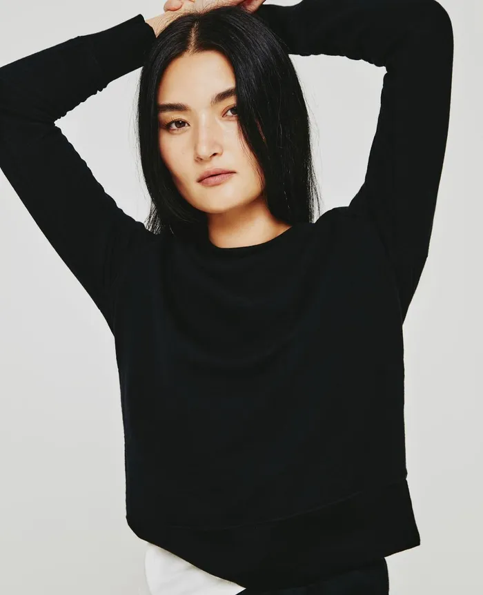 AG Jeans Nova Crew True Black Women Sweatshirts AG Jeans Nova Crew True Black Women Sweatshirts