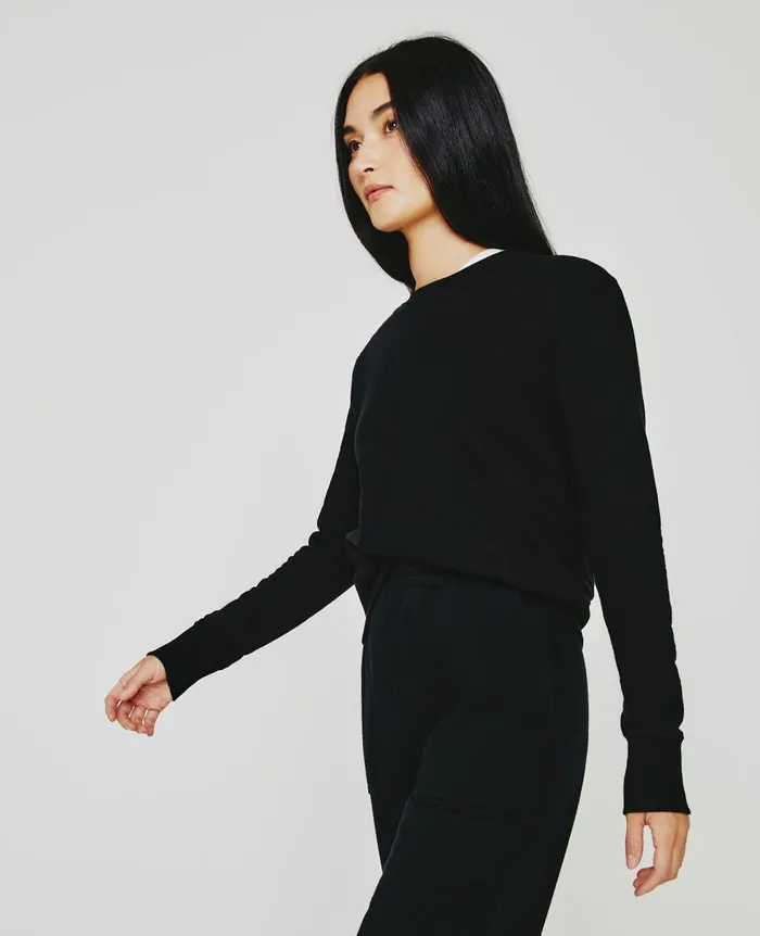 AG Jeans Nova Crew True Black Women Sweatshirts AG Jeans Nova Crew True Black Women Sweatshirts
