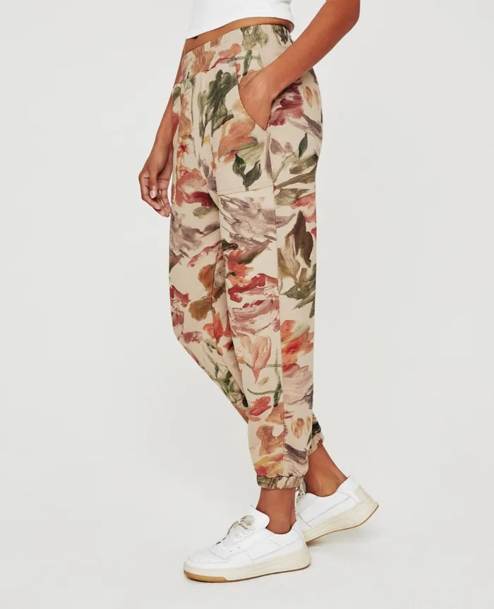AG Jeans Nova Sweatpant Garden Camo Neutral Multi Women Pants AG Jeans Nova Sweatpant Garden Camo Neutral Multi Women Pants