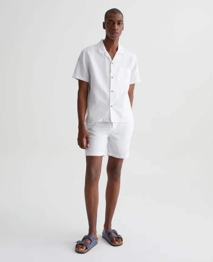 AG Jeans Paxton DrawCord White Men Shorts