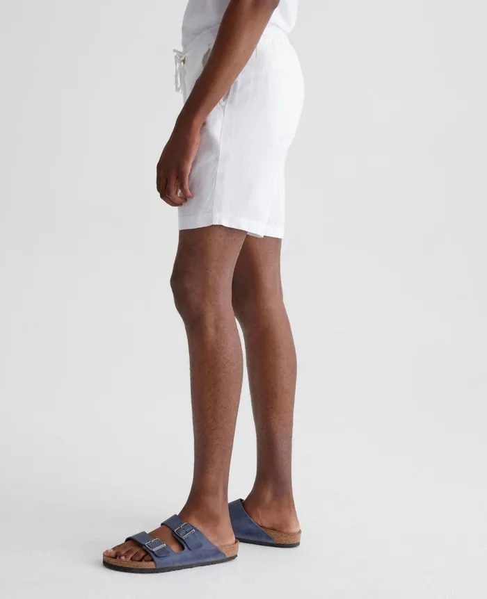 AG Jeans Paxton DrawCord White Men Shorts AG Jeans Paxton DrawCord White Men Shorts