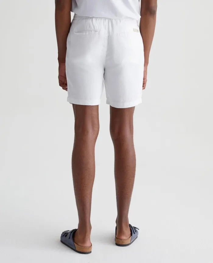 AG Jeans Paxton DrawCord White Men Shorts AG Jeans Paxton DrawCord White Men Shorts