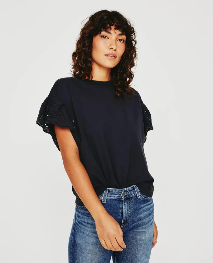 AG Jeans Sena Top Exblack Women Tops and Shirts