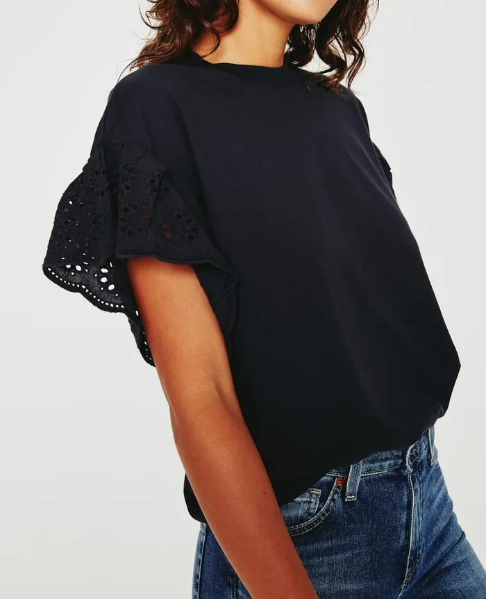 AG Jeans Sena Top Exblack Women Tops and Shirts AG Jeans Sena Top Exblack Women Tops and Shirts