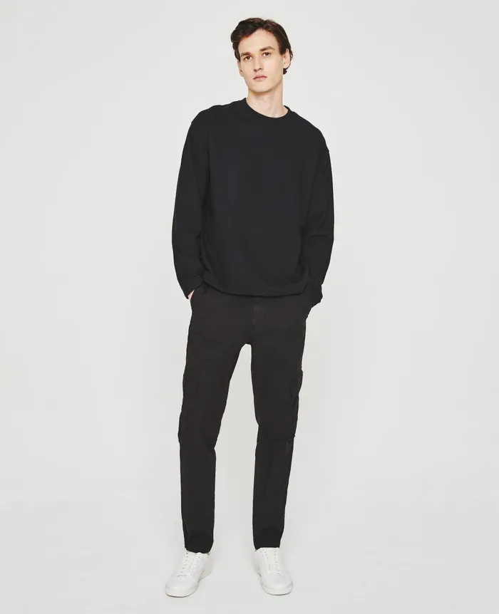 AG Jeans Wells Cargo Pure Black Men Pants