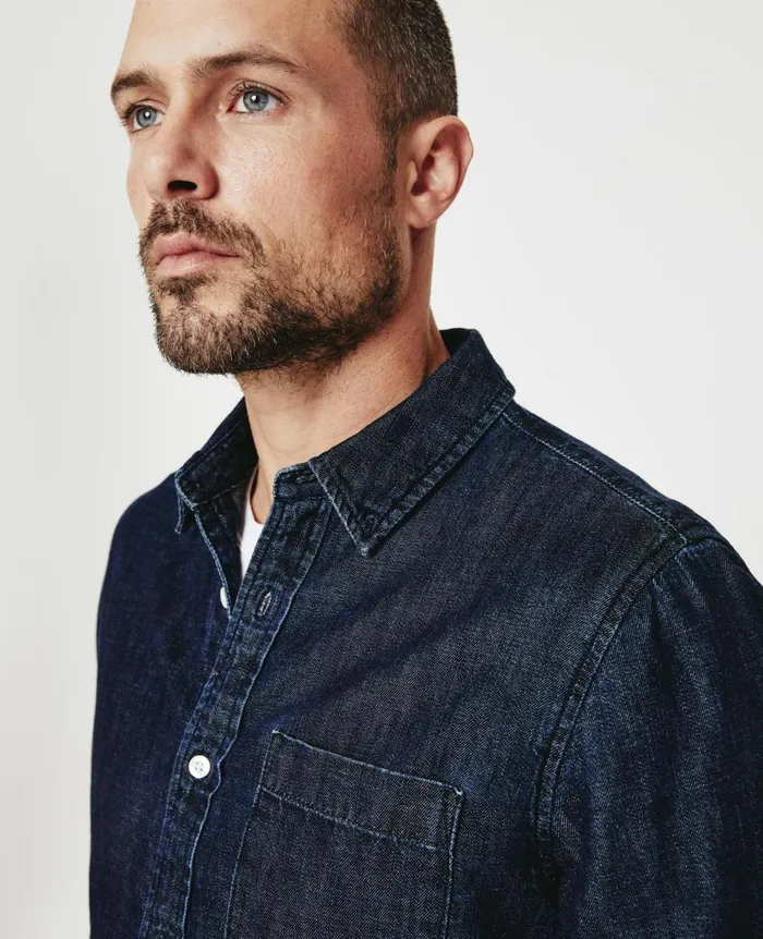 Aiden Classic Shirt Bleak Men AG Jeans Shirts Aiden Classic Shirt Bleak Men AG Jeans Shirts