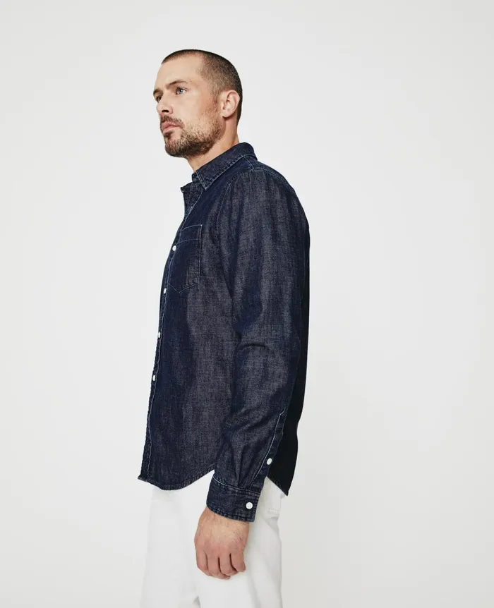 Aiden Classic Shirt Bleak Men AG Jeans Shirts Aiden Classic Shirt Bleak Men AG Jeans Shirts