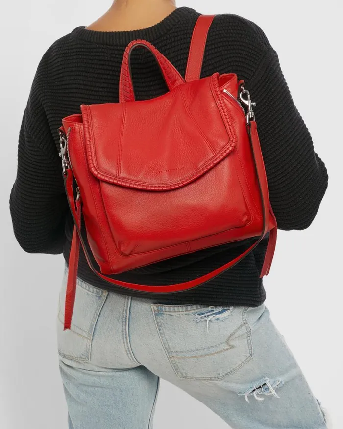 All For Love Convertible Backpack Corvette Red Women Aimee Kestenberg Backpacks