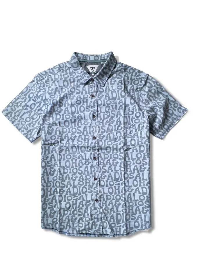 Alohadios Eco Ss Shirt Dusk Men Vissla Shirts and Flannels