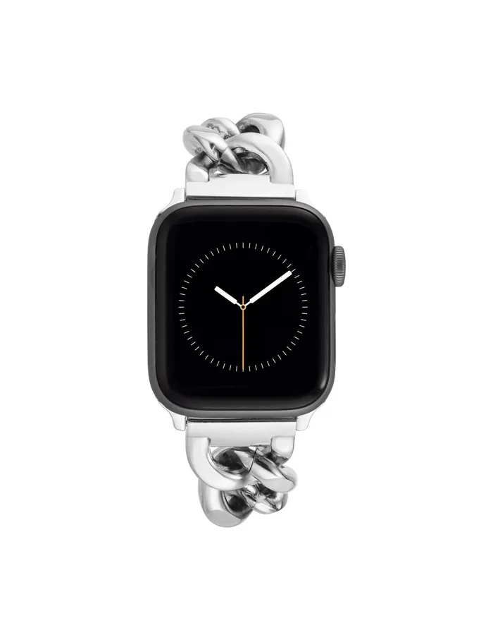 Anne Klein Chain Link Bracelet Band For Apple Watch Silvertone Women Accessories Anne Klein Chain Link Bracelet Band For Apple Watch Silvertone Women Accessories