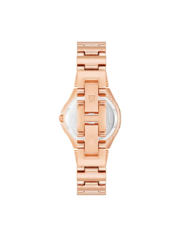 Anne Klein Everyday Metal Bracelet Watch Rose Goldtone Women Watches 038 Jewelry