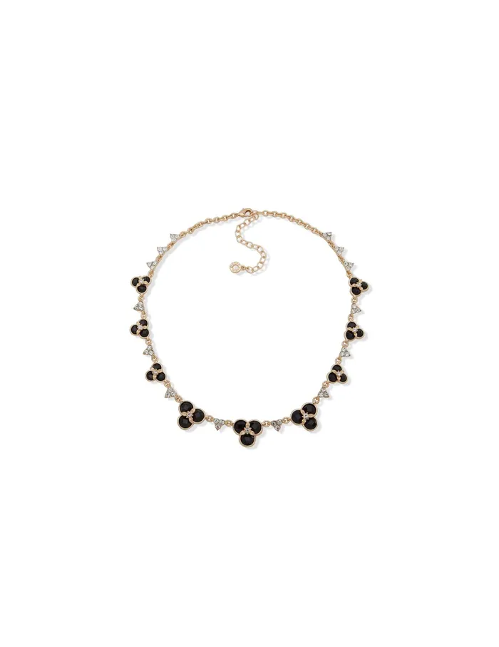 Anne Klein Flower Collar Crystal Necklace Gold Tone Women Watches 038 Jewelry Anne Klein Flower Collar Crystal Necklace Gold Tone Women Watches 038 Jewelry