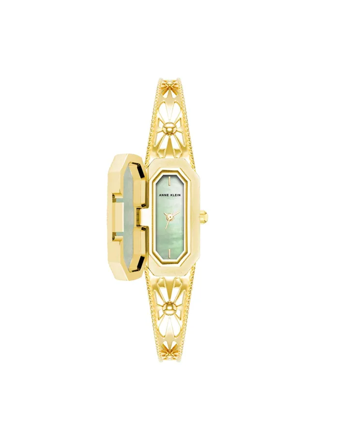 Anne Klein Gemstone Covered Dial Watch Aventurine Women Watches 038 Jewelry