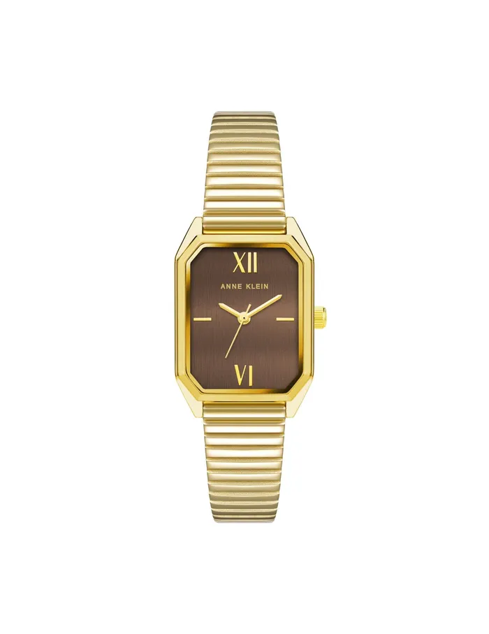 Anne Klein Iconic Octagonal Case Bracelet Watch Goldtone Women Watches 038 Jewelry