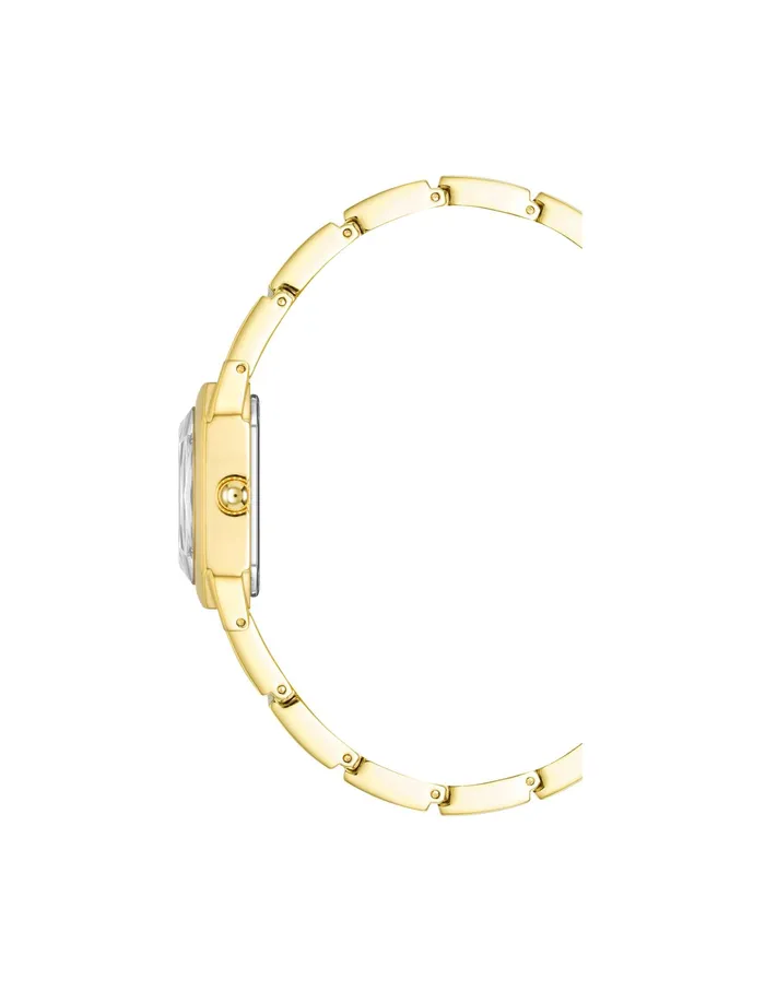 Anne Klein Iconic Octagonal Crystal Bracelet Watch Goldtone Women Watches 038 Jewelry