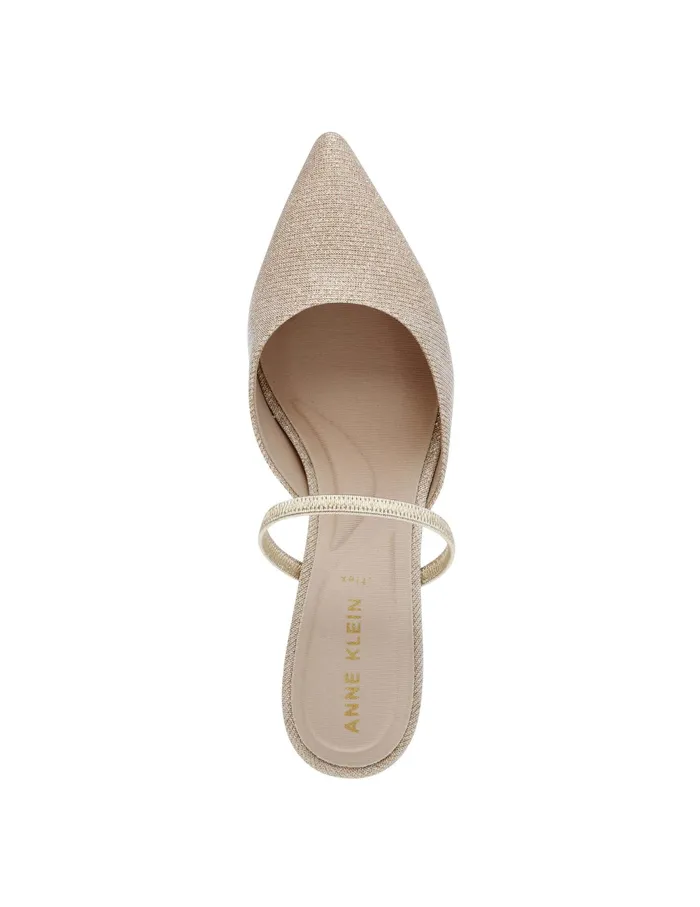 Anne Klein Iella Convertible Sling Back Platinum Women Shoes