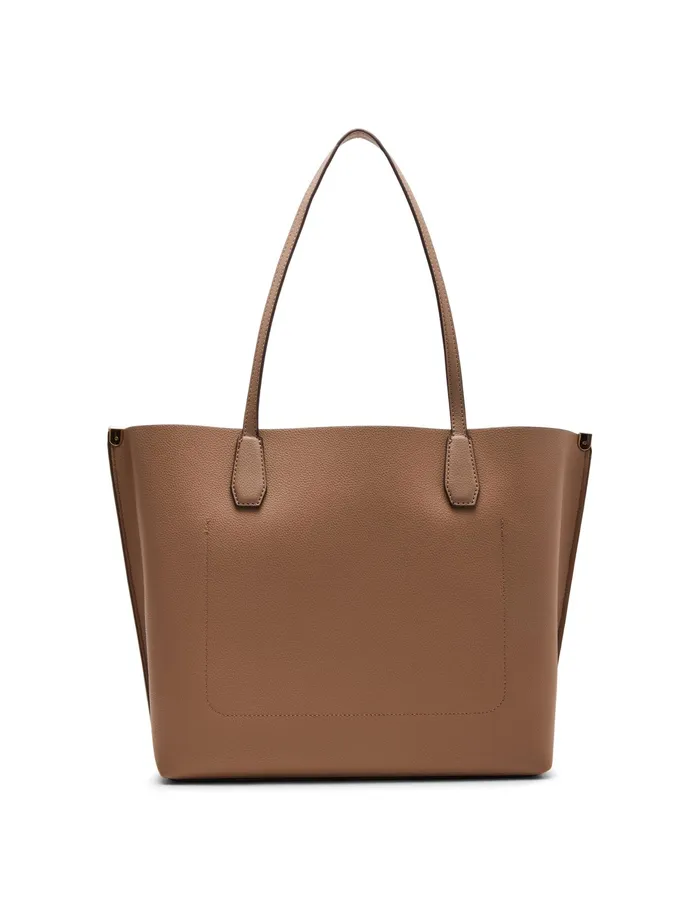 Anne Klein Large AK Turn Lock Tote Truffle Women Handbags