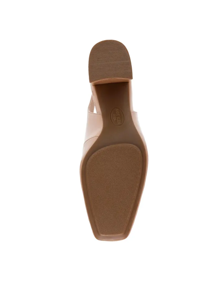 Anne Klein Lizette Dress Pump Nude Patent Women Shoes