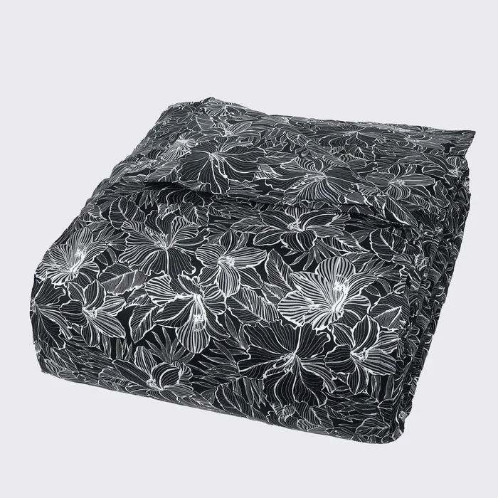 Anne Klein Marlo Comforter Set Black Women Home